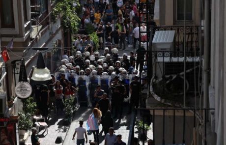 כוחות המשטרה פיזרו בגז מדמיע את מצעד הגאווה באיסטנבול