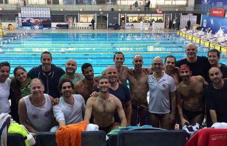 קבוצת השחייה הגאה הגיעה למקום השישי באליפות ישראל למאסטרס